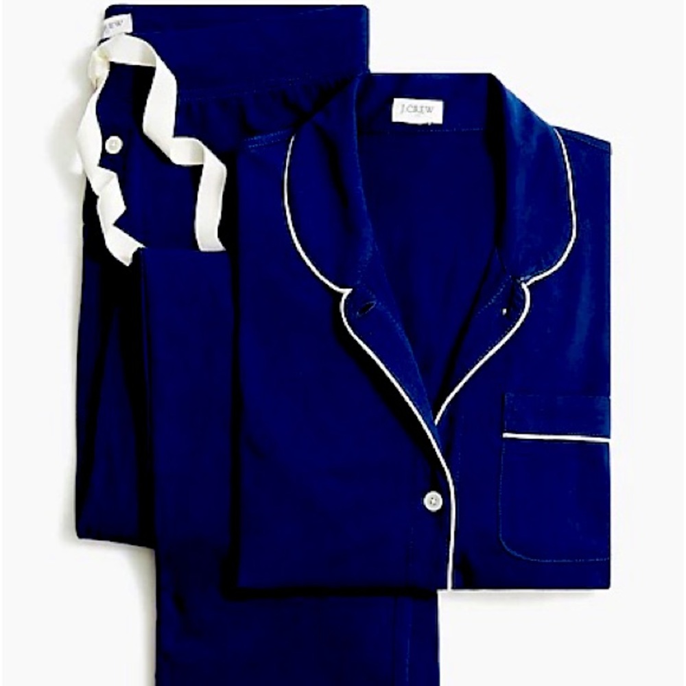 Women’s Navy cotton 2 piece pajama set
